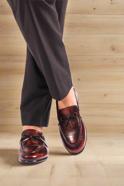 Patina Brown Cow Leather Penny Loafer CDC 776